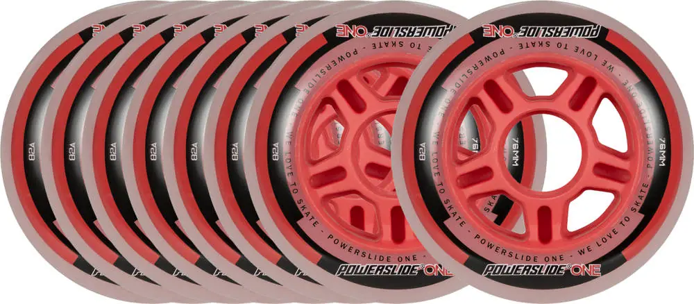 POWERSLIDE One Inline Skate Wheels 8-pack 1 POWERSLIDE One Inline Skate Wheels 8-pack