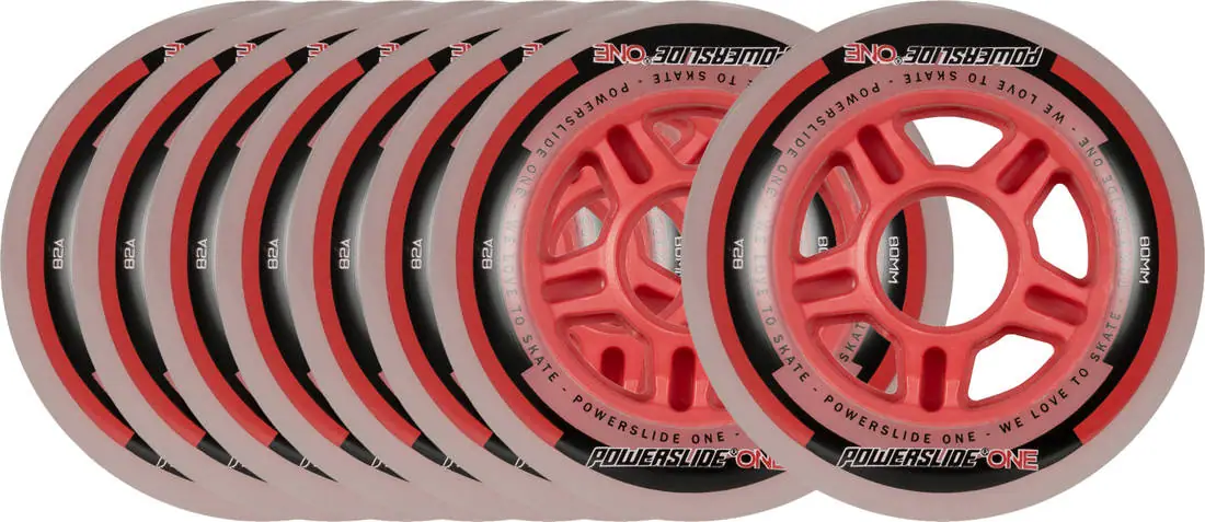 POWERSLIDE One Inline Skate Wheels 8-pack 2 POWERSLIDE One Inline Skate Wheels 8-pack - Image 2