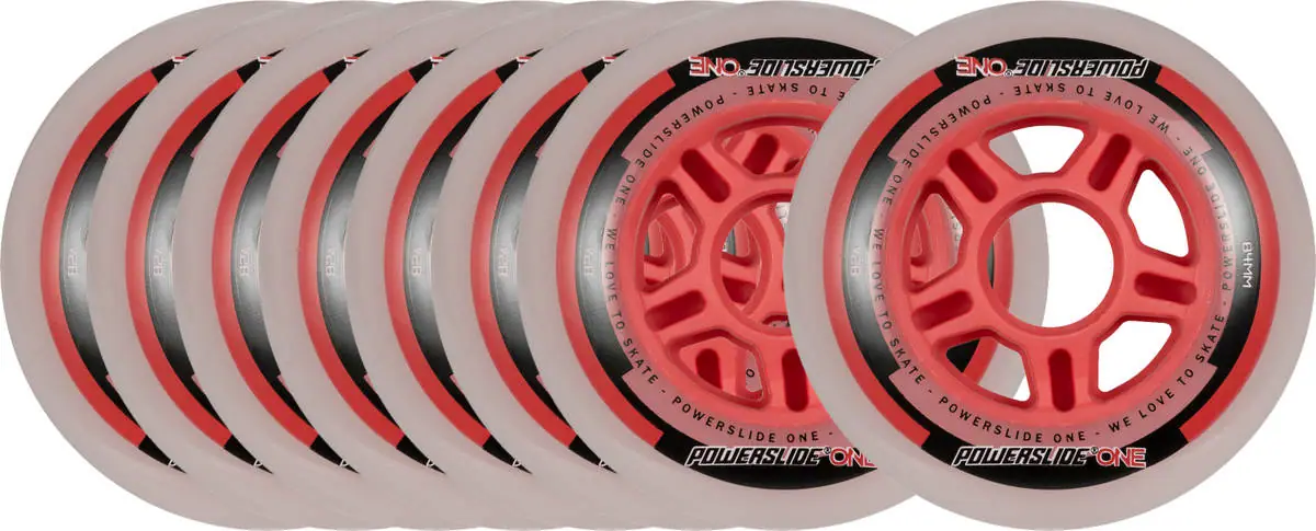 POWERSLIDE One Inline Skate Wheels 8-pack 3 POWERSLIDE One Inline Skate Wheels 8-pack - Image 3