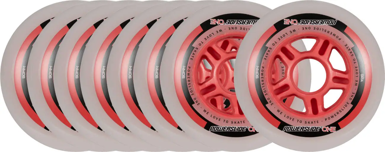 POWERSLIDE One Inline Skate Wheels 8-pack 4 POWERSLIDE One Inline Skate Wheels 8-pack - Image 4