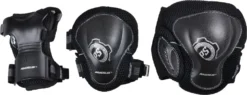 POWERSLIDE Pro Air Man Black Skate Pads 3-pack